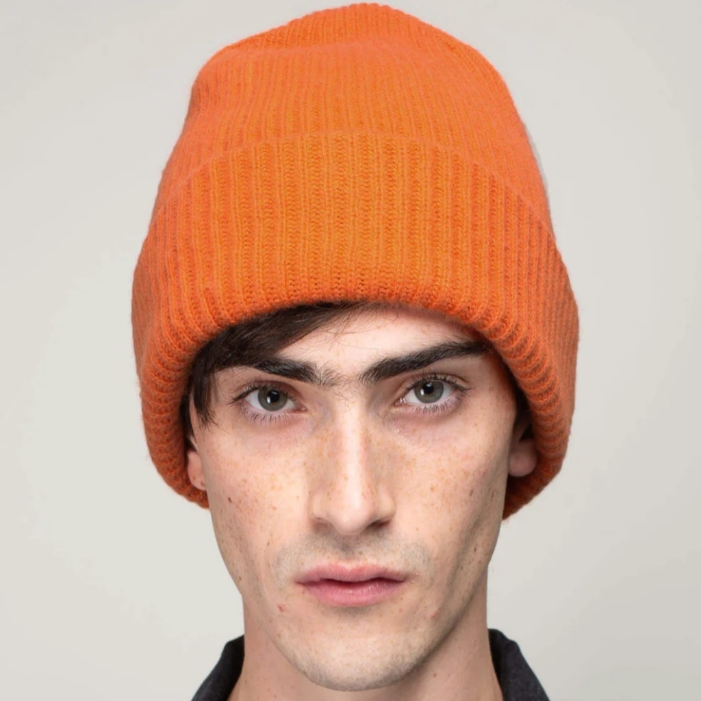 Nwt Seekings Cashmere Blend Beanie Orange